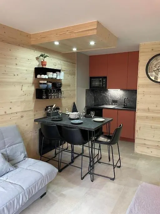 아파트 F2 28 M2 N°405 5 Personnes Ski Au Pied/Piscine 발마이니어